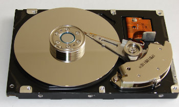This is what a hard disk drive looks like.